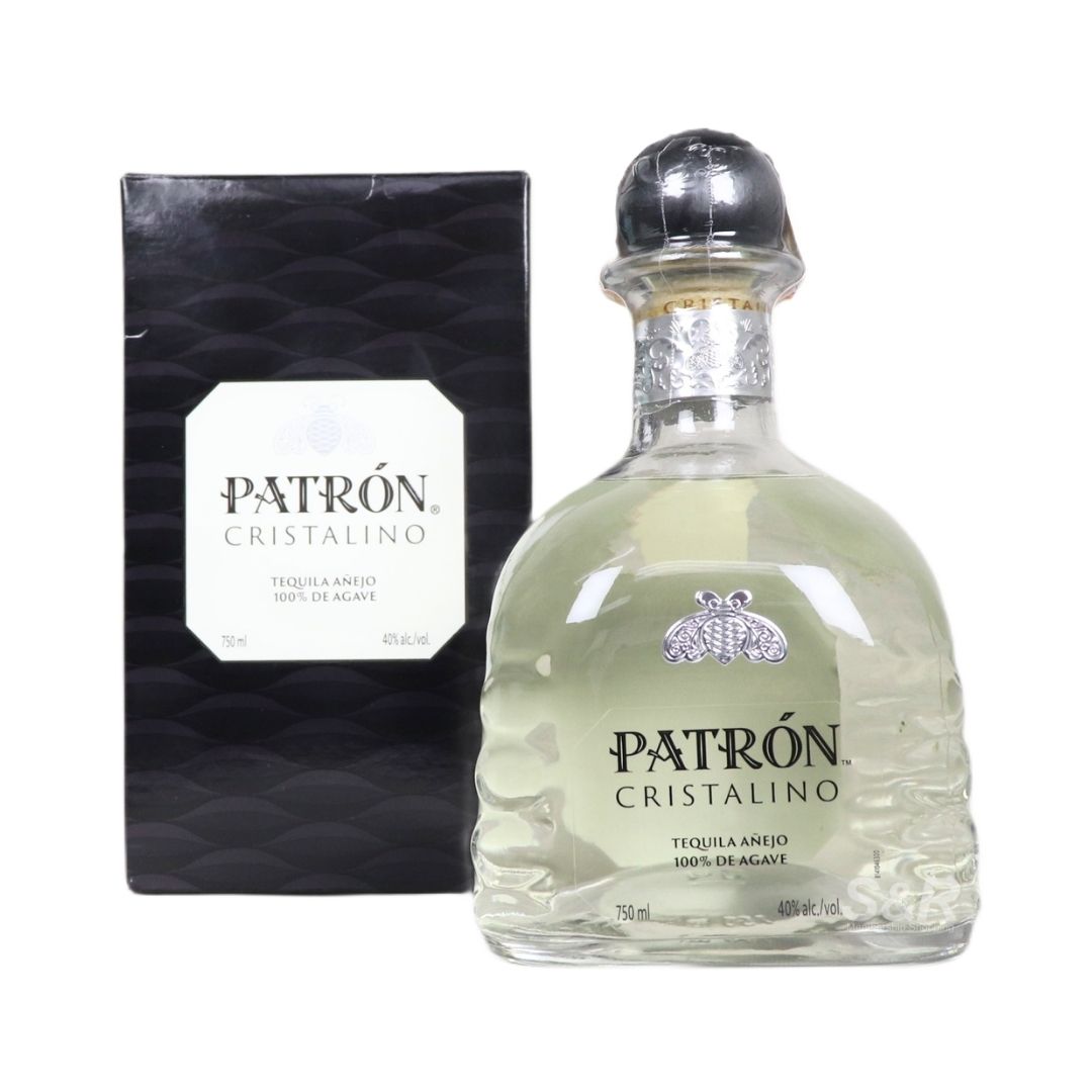Patrón Cristalino Tequila Añejo 100% De Agave 750mL